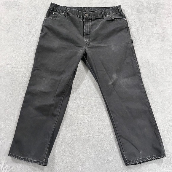 Dickies Carpenter Jeans‎ Mens 39x30* Canvas Cargo Utility Work Relaxed Fit